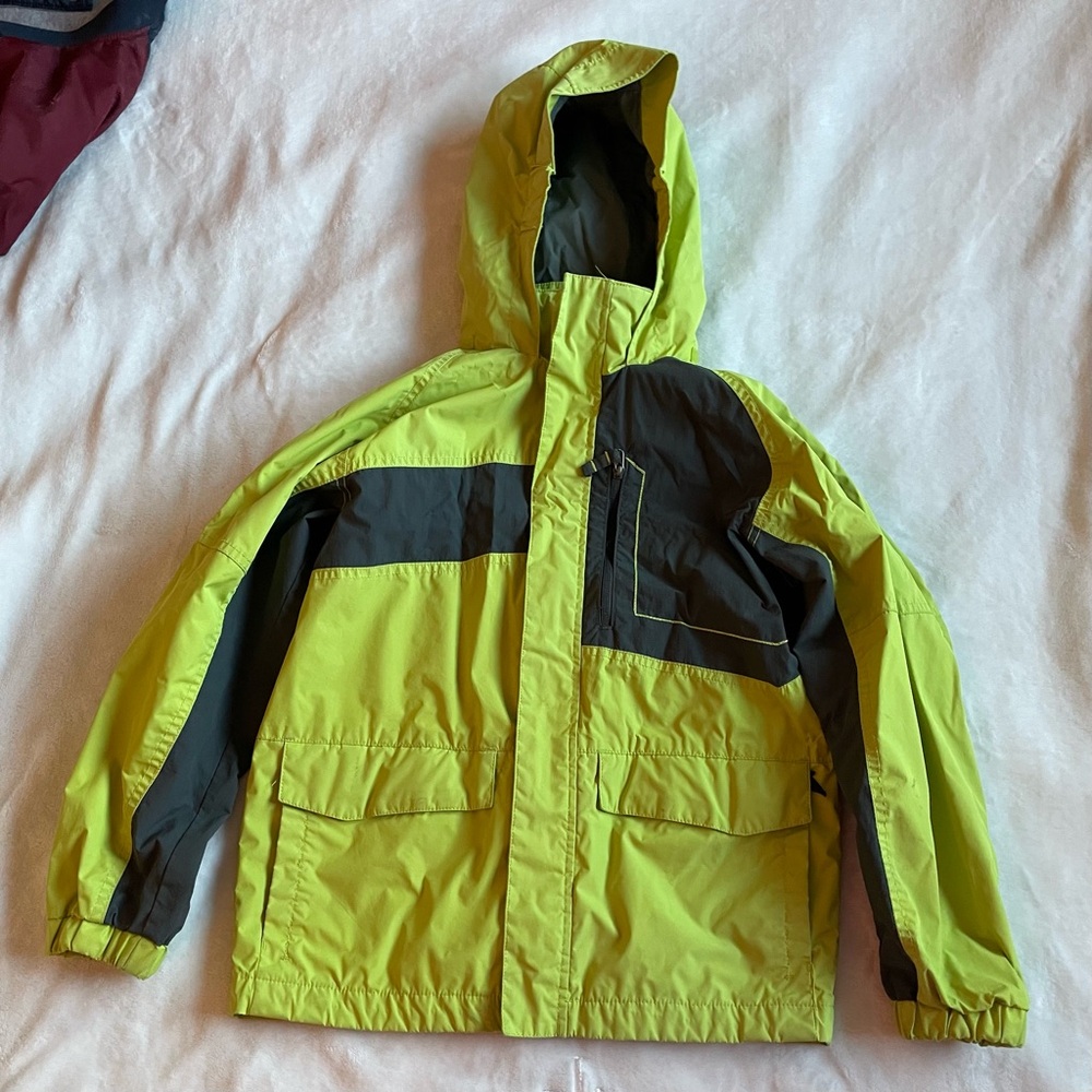 Kids Lime Green and Gray Jacket